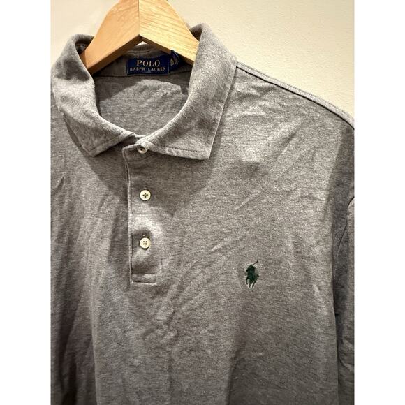 Men's Ralph Lauren s/s Polo Shirt XXL Gray - Picture 3 of 7